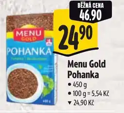 Albert Menu Gold Pohanka nabídka