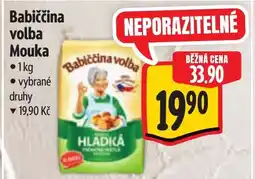 Albert Babiččina volba Mouka nabídka