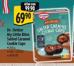 Albert Dr. Oetker My Little Bites Salted Caramel Cookie Cups nabídka