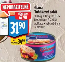 Albert Giana Tuňákový salát nabídka