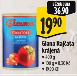 Albert Giana Rajčata krájená nabídka