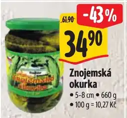 Albert Znojemská okurka nabídka
