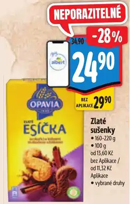 Albert OPAVIA Zlaté sušenky nabídka