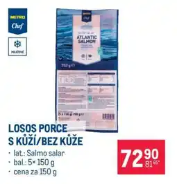 Makro Losos porce s kůží, bez kůže nabídka