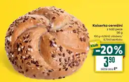 Billa Kaiserka cereální nabídka