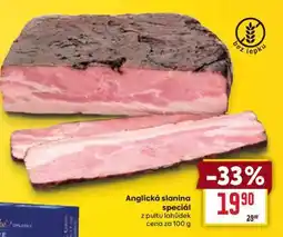 Billa Anglická slanina speciál nabídka
