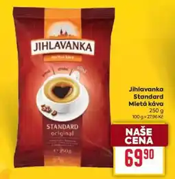Billa Jihlavanka Standard mletá káva nabídka