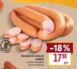 Billa Šunkový točený salám nabídka