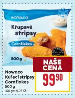 Billa Nowaco Kuřecí stripsy Cornflakes nabídka