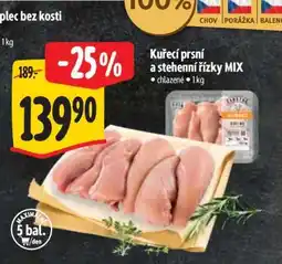 Albert Kuřecí prsí a stehenní řízky MIX nabídka