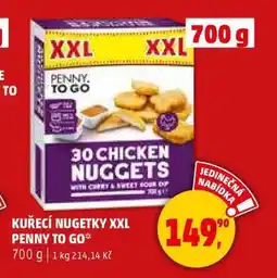 Penny Market Kuřecí nuggetky XXL Penny To Go nabídka