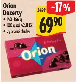 Albert Orion Dezerty nabídka