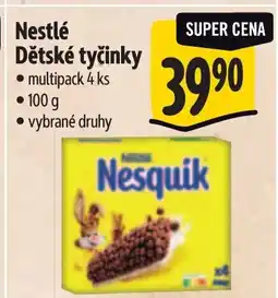 Albert Nestlé Dětské tyčinky nabídka