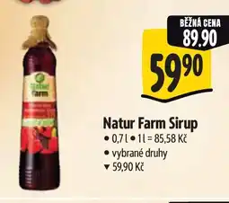 Albert Natur Farm Sirup nabídka