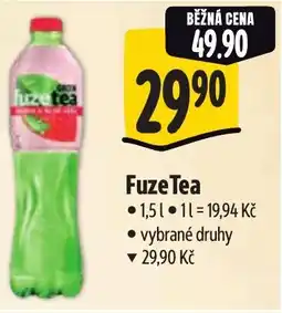 Albert Fuze Tea nabídka