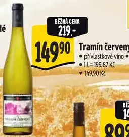 Albert Tramín červený nabídka