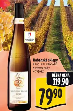 Albert Habánské sklepy nabídka