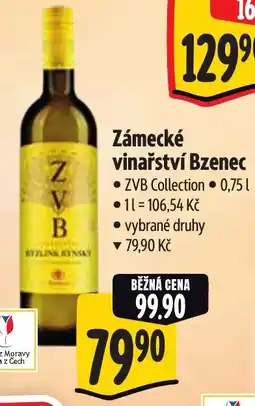 Albert Zámecké vinařství Bzenec nabídka
