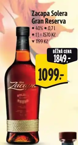 Albert Zacapa Solera Gran Reserva nabídka
