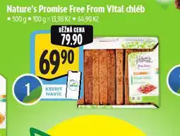 Albert Nature´s promise free form vital chléb nabídka