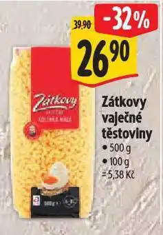 Albert Zátkovy vajčené těstoviny nabídka