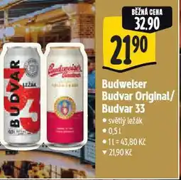 Albert Budweiser budvar 33 nabídka