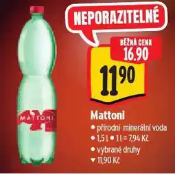 Albert Mattoni nabídka