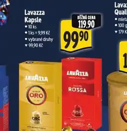 Albert Lavazza kávové kapsle nabídka