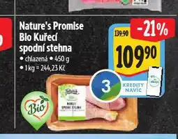 Albert Bio kuřecí spodní stehna nabídka