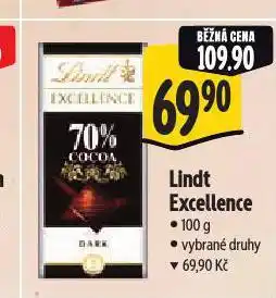 Albert Lindt excellence čokoláda nabídka