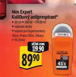 Albert L'oréal kuličkový antiperspirant nabídka