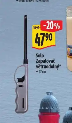 Albert Solo zapalovač nabídka