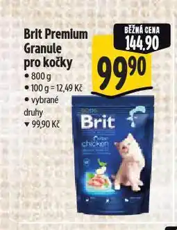 Albert Brit granule pro kočky nabídka