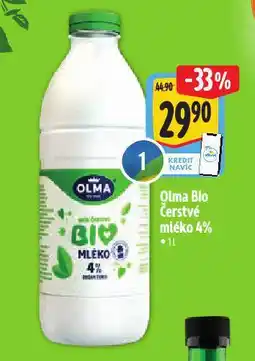 Albert Olma bio čerstvé mléko nabídka