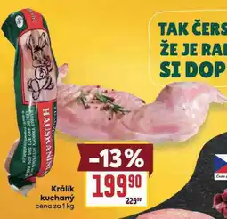 Billa Králík kuchaný nabídka
