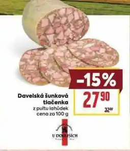 Billa Davelská šunková tlačenka nabídka