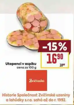 Billa Utopenci v aspiku nabídka