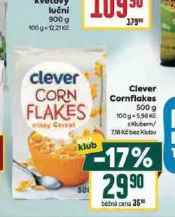 Billa Clever cornflakes nabídka
