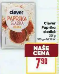 Billa Clever paprika sladká nabídka