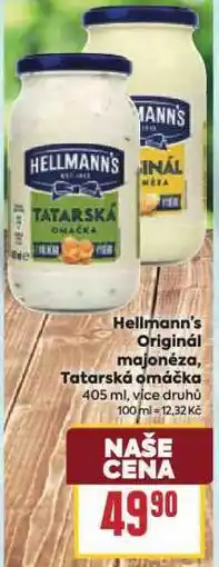 Billa Hellmann´s majonéza nabídka