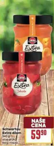 Billa Schwartou extra džem nabídka