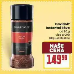 Billa Davidoff instatní káva nabídka