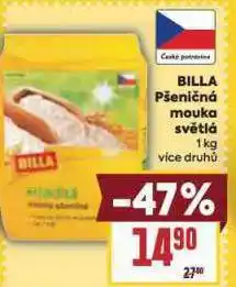 Billa Pšeničná mouka světlá nabídka