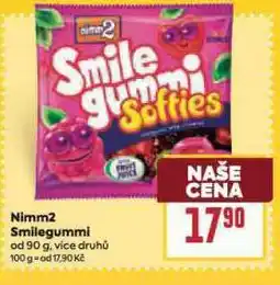 Billa Nimm2 smilegummi nabídka