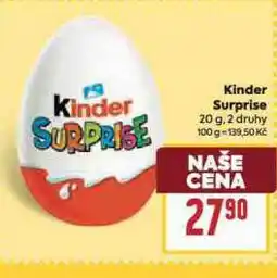 Billa Kinder suprise nabídka