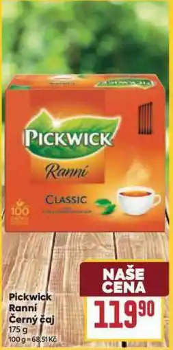 Billa Pickwick ranní černá čaj nabídka