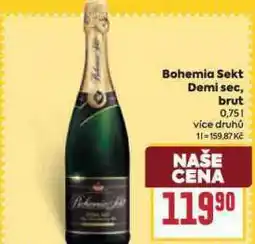 Billa Bohemia sekt demi sec, brut nabídka