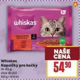 Billa Whiskas kapsičky pro kočky nabídka