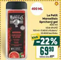 Billa La petit marselillais sprchový gel nabídka