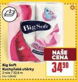 Billa Big soft kuchyňské utěrky nabídka